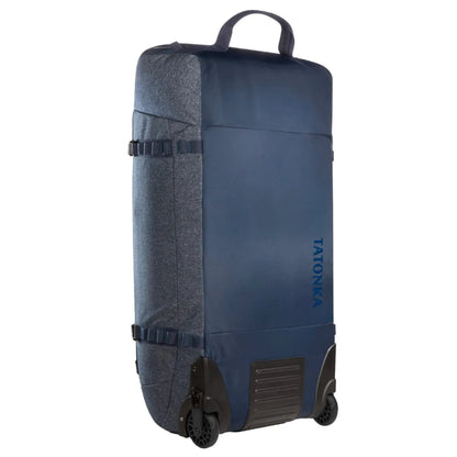 Tatonka 105L Duffle Roller - Foldable Wheeled Duffle Bag - Navy Blue