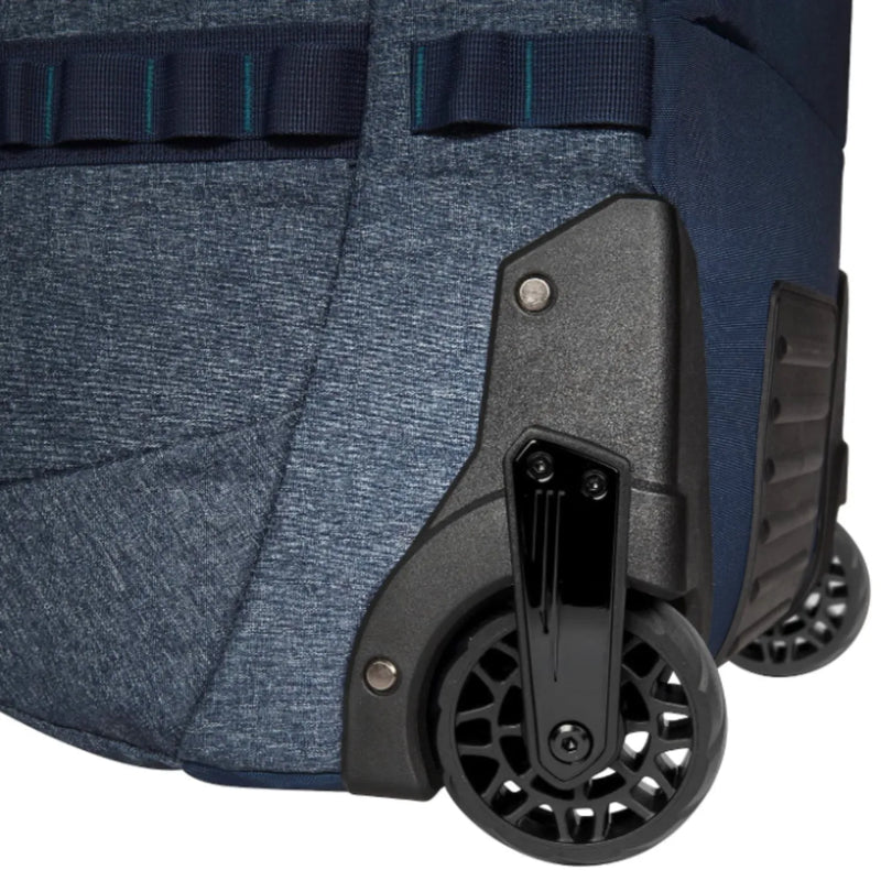 Tatonka 105L Duffle Roller - Foldable Wheeled Duffle Bag - Navy Blue