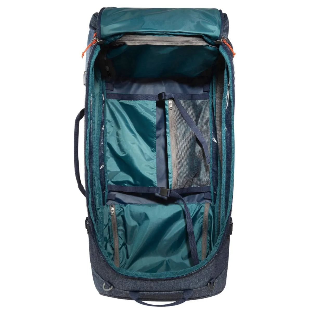 Tatonka 105L Duffle Roller - Foldable Wheeled Duffle Bag - Navy Blue