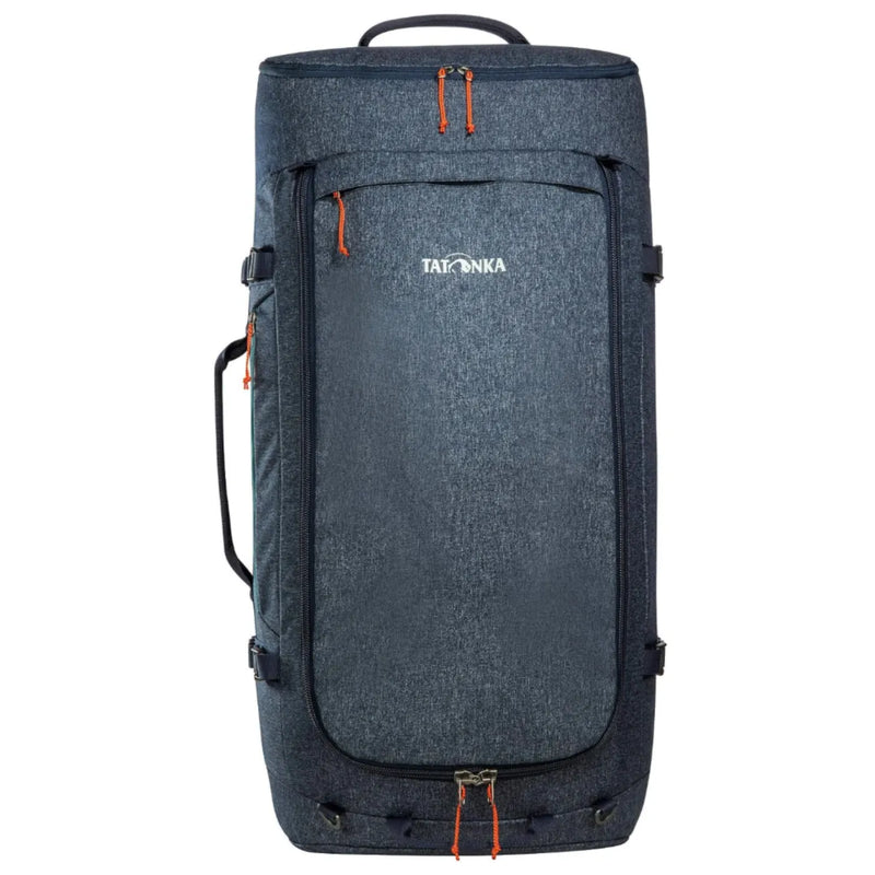 Tatonka 105L Duffle Roller - Foldable Wheeled Duffle Bag - Navy Blue