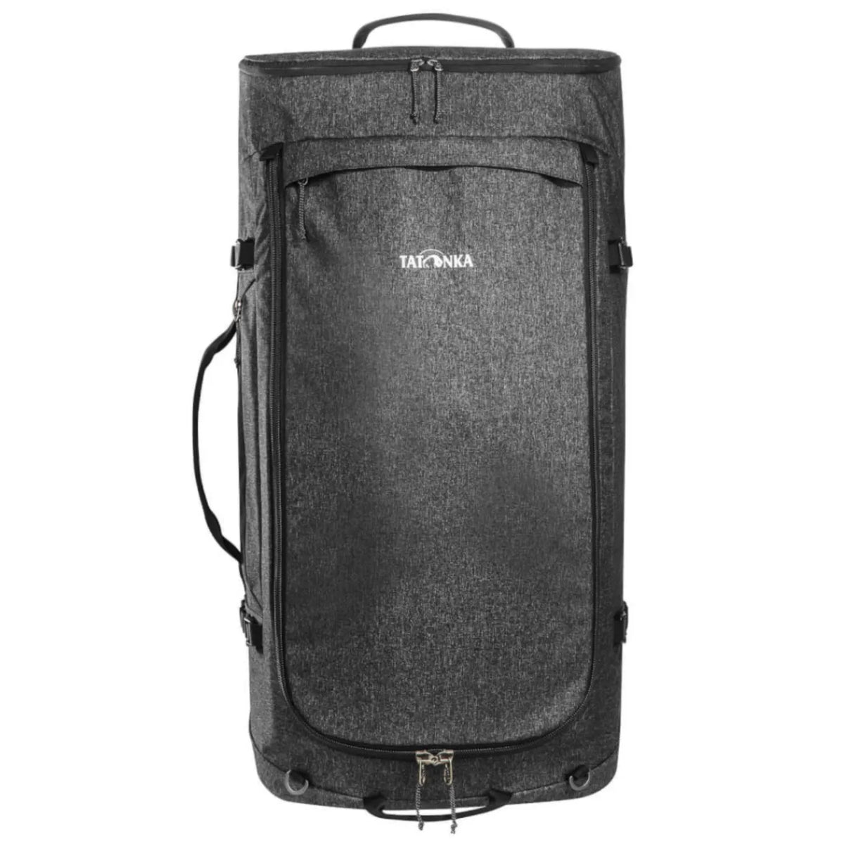 Tatonka 140L Duffle Roller - Foldable Wheeled Duffle Bag - Black