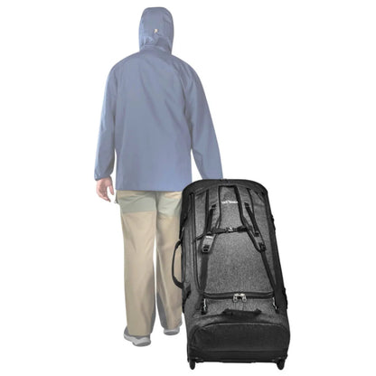 Tatonka 140L Duffle Roller - Foldable Wheeled Duffle Bag - Black