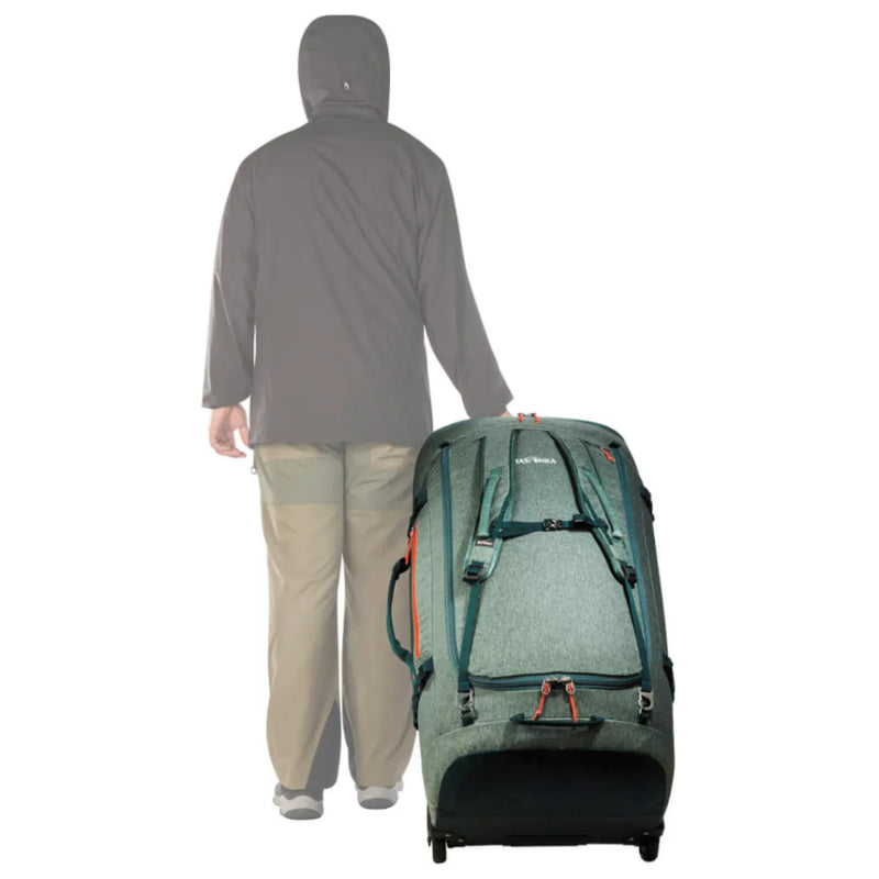Tatonka 140L Duffle Roller - Foldable Wheeled Duffle Bag - Sage Green