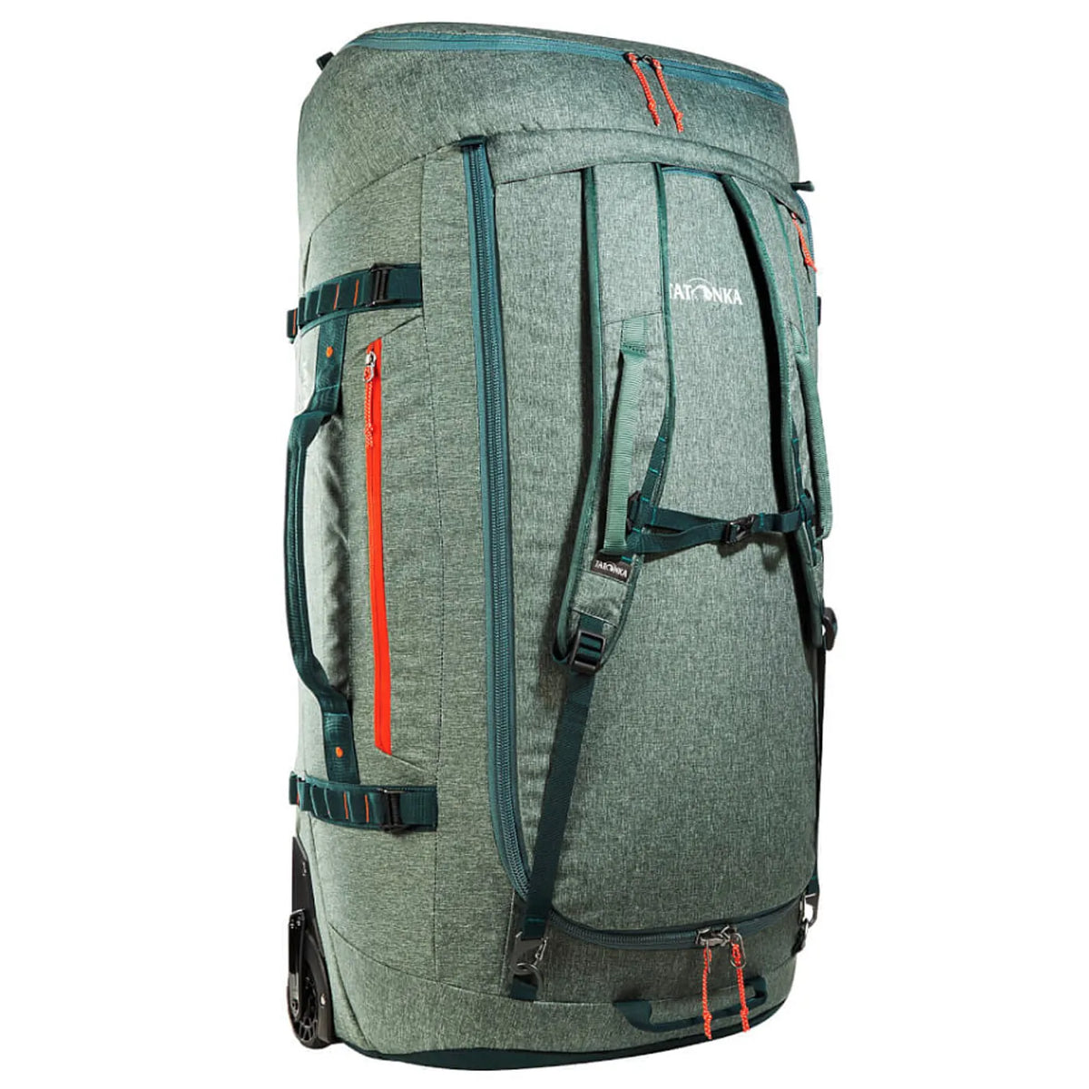 Tatonka 140L Duffle Roller - Foldable Wheeled Duffle Bag - Sage Green