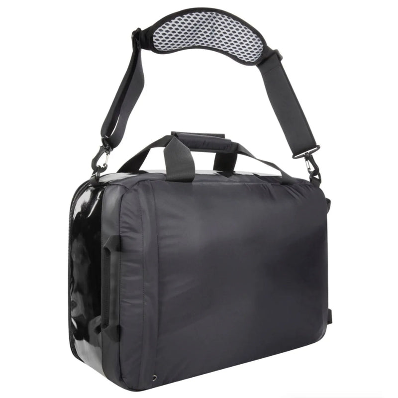 Tatonka 35L Flight Barrel Bag - Carry-On Duffel Backpack - Black