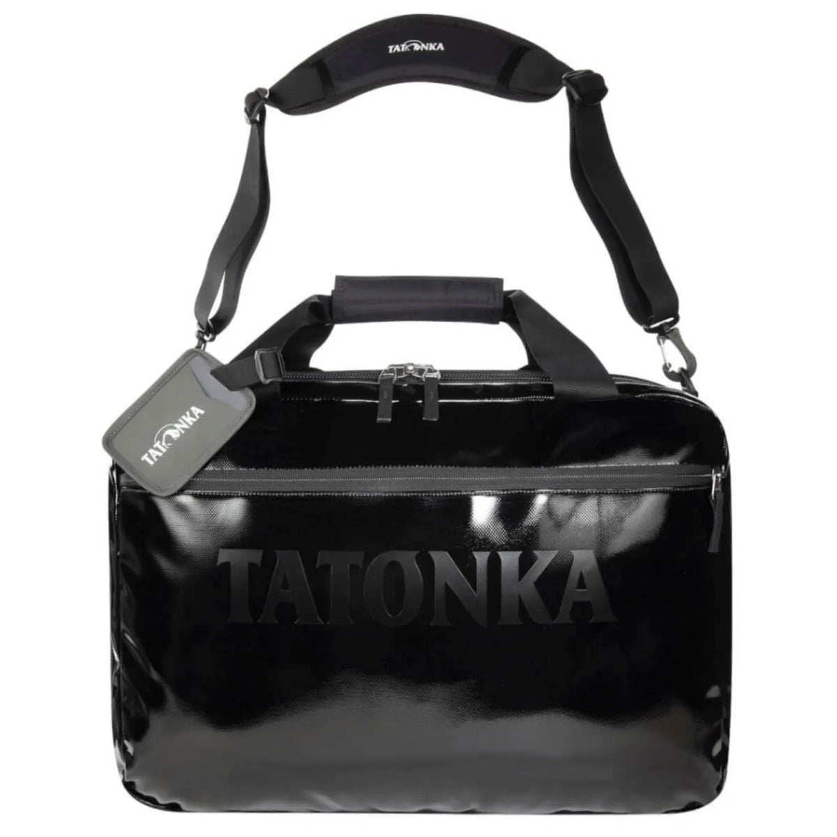 Tatonka 35L Flight Barrel Bag - Carry-On Duffel Backpack - Black