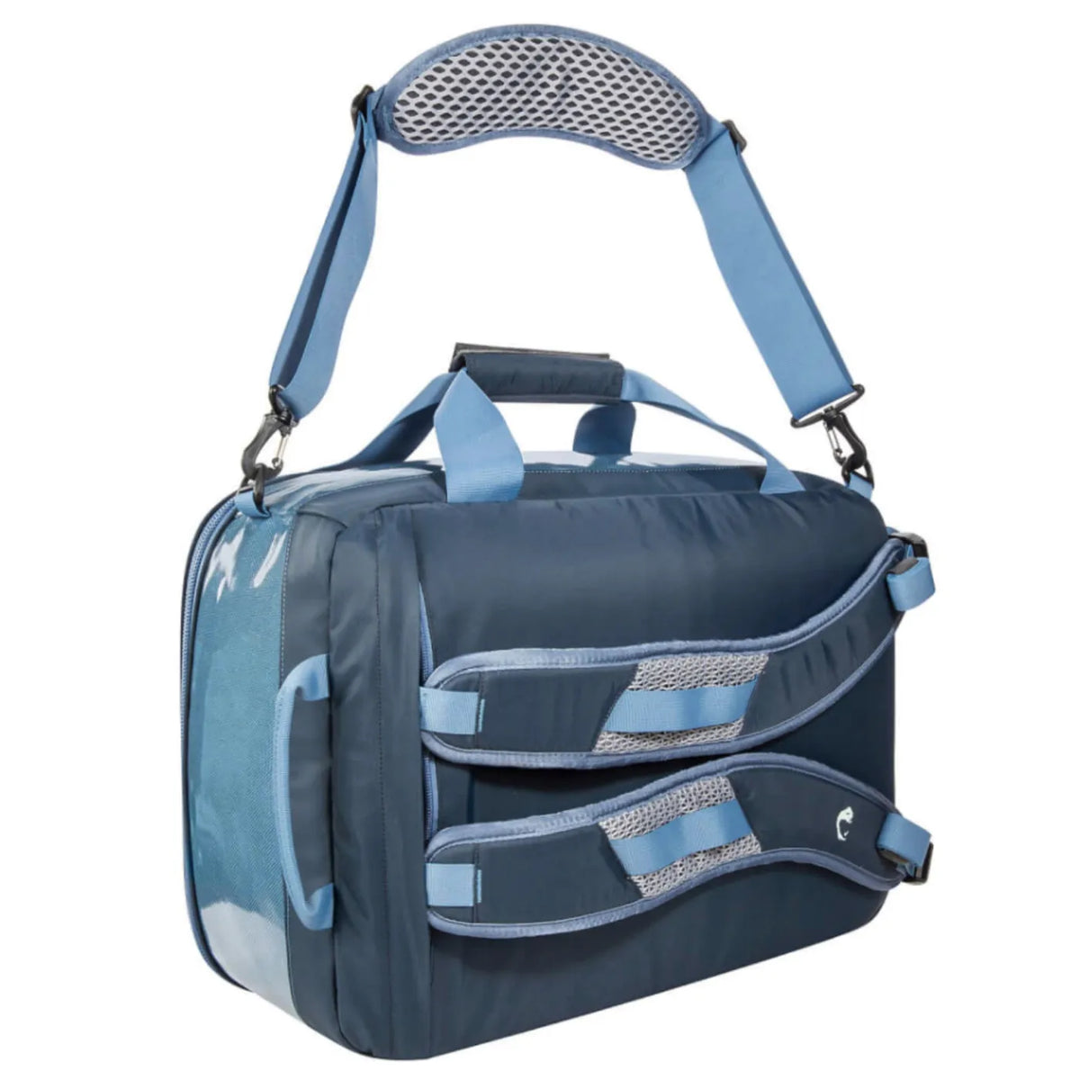 Tatonka 35L Flight Barrel Bag - Carry-On Duffel Backpack - Elemental Blue