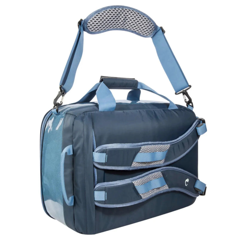 Tatonka 35L Flight Barrel Bag - Carry-On Duffel Backpack - Elemental Blue