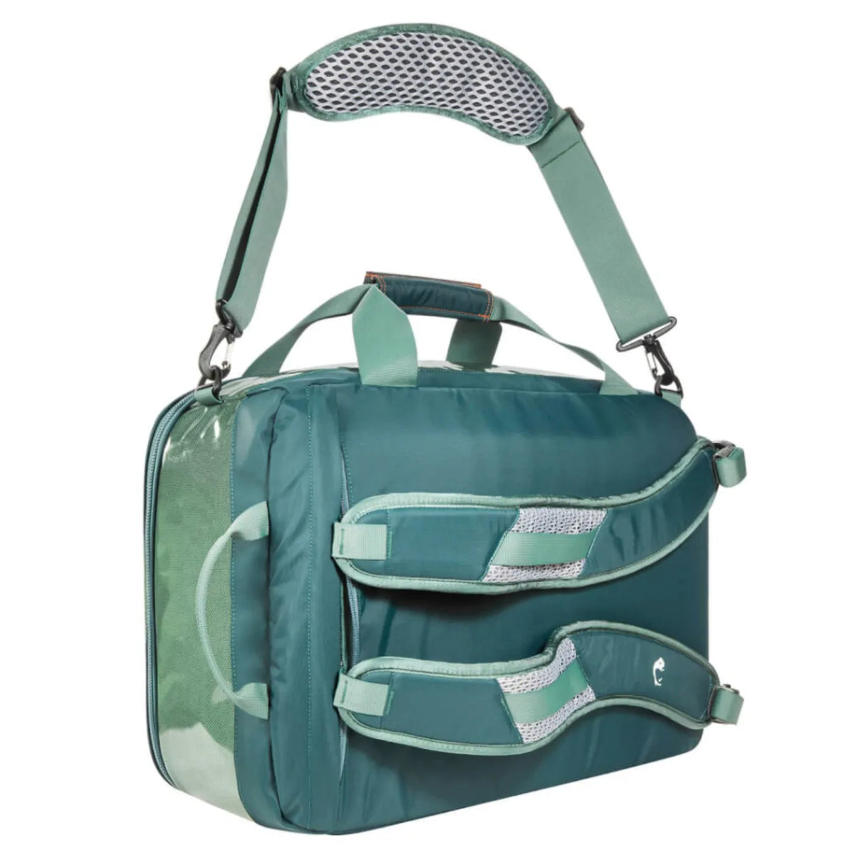 Tatonka 35L Flight Barrel Bag - Carry-On Duffel Backpack - Sage Green