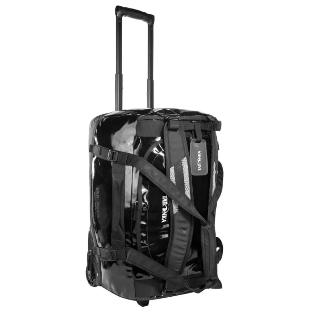 Tatonka 60L Barrel Roller - Medium Wheeled Duffel Backpack - Black