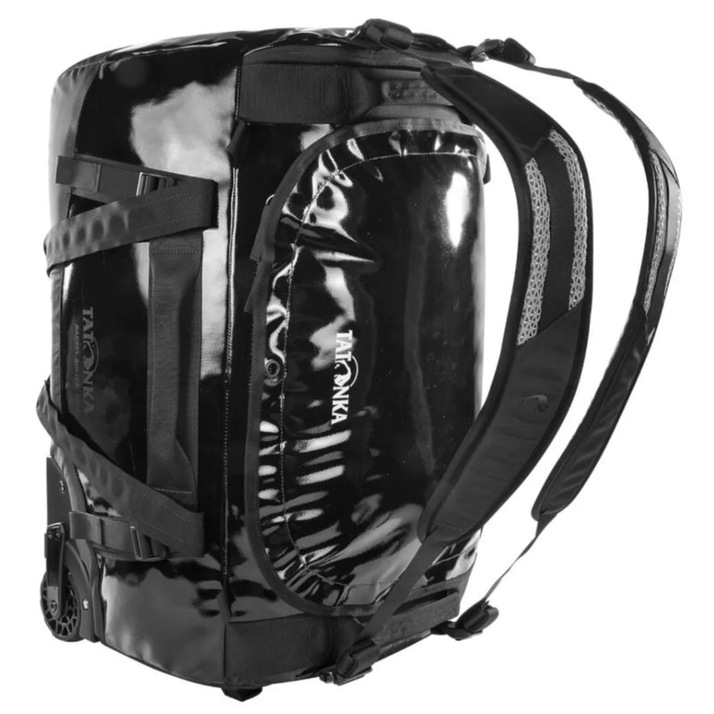 Tatonka 60L Barrel Roller - Medium Wheeled Duffel Backpack - Black