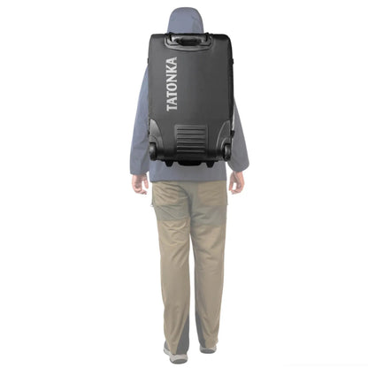 Tatonka 60L Barrel Roller - Medium Wheeled Duffel Backpack - Black