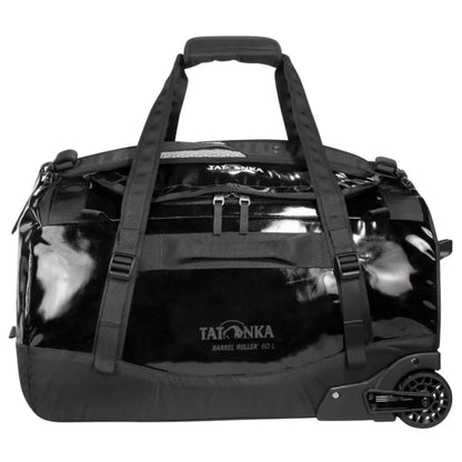 Tatonka 60L Barrel Roller - Medium Wheeled Duffel Backpack - Black