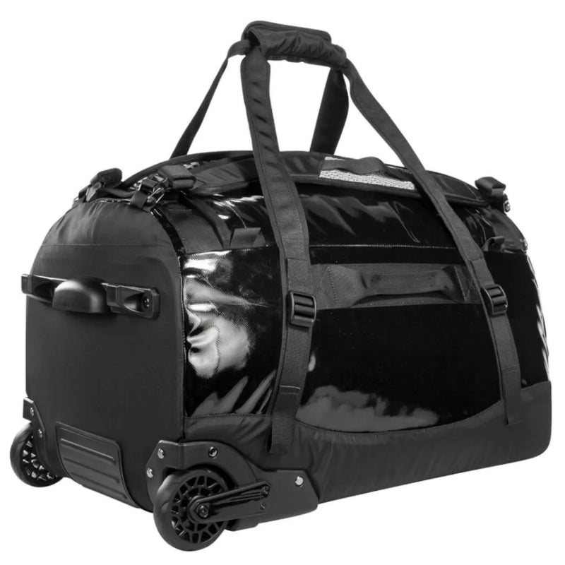 Tatonka 60L Barrel Roller - Medium Wheeled Duffel Backpack - Black