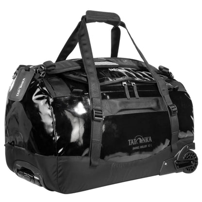 Tatonka 60L Barrel Roller - Medium Wheeled Duffel Bag - Black