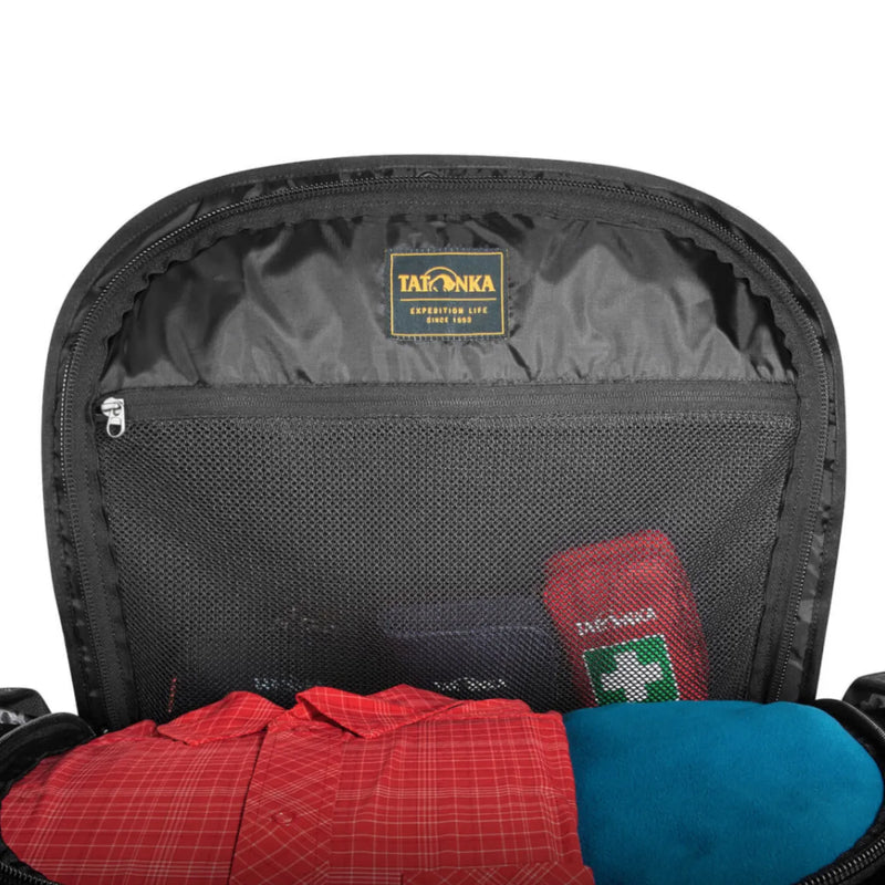 Tatonka 60L Barrel Roller - Medium Wheeled Duffel Backpack - Black
