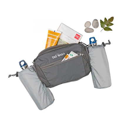 Tatonka Hip Bottle Double - Bum Bag with Double Bottle Holders (Bottles for illustration only)