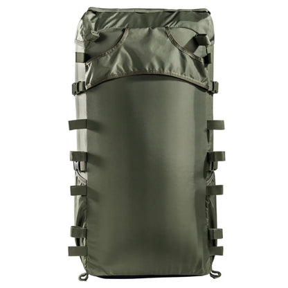 Material loops on the lid and the front