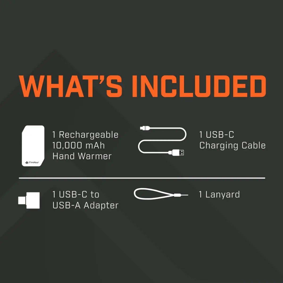 THAW Rechargeable Hand Warmer Light and 10K Power Bank