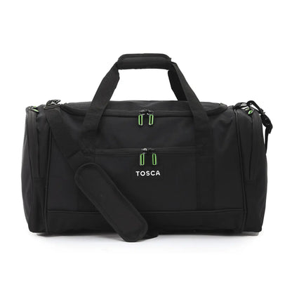 Double carry handles and removable shoulder strap