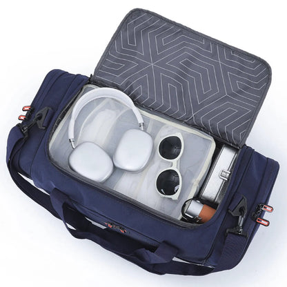 Tosca 53 cm Sports Duffle Bag - Navy / Orange
