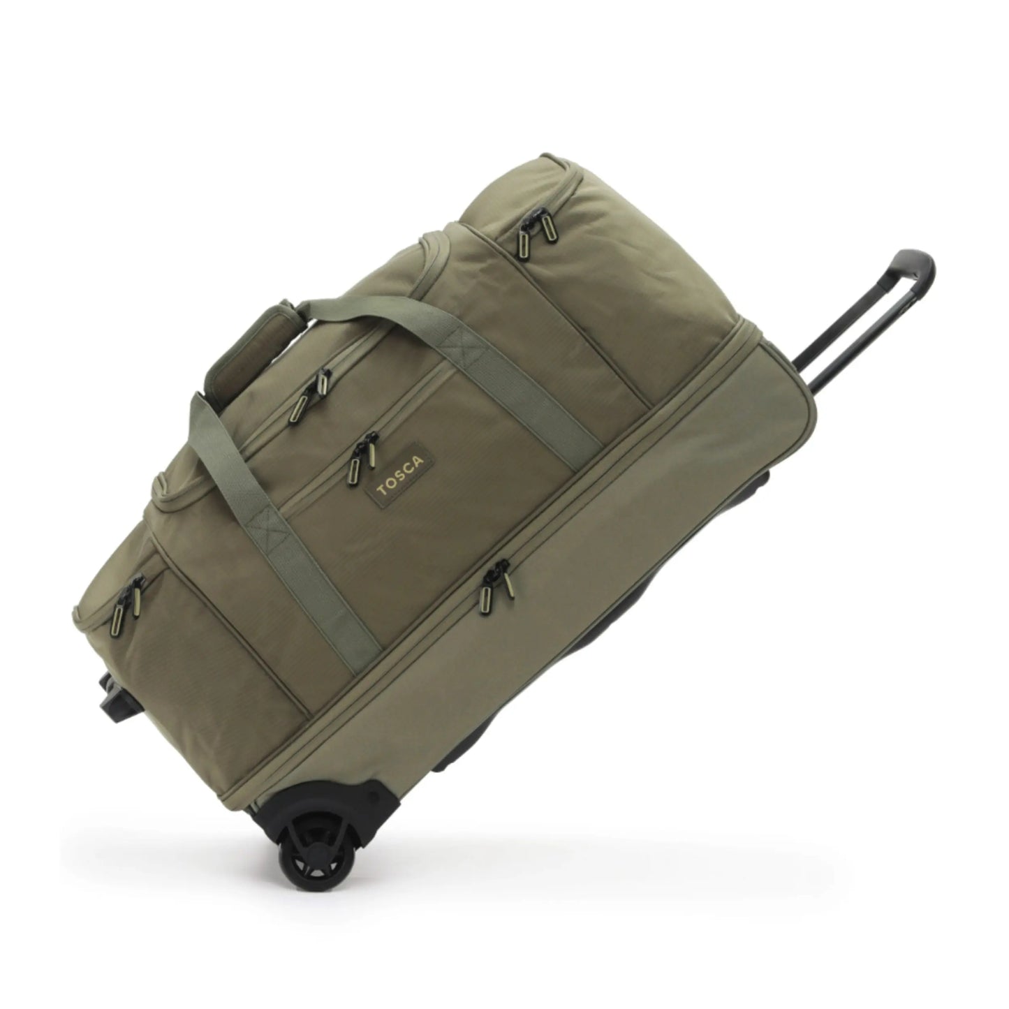 Tosca 70 cm Split Compartment Wheeled Duffle Bag - Khaki / Sand