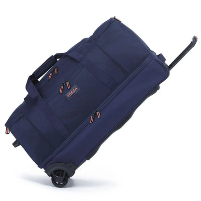 Tosca 70 cm Split Compartment Wheeled Duffle Bag - Navy / Orange