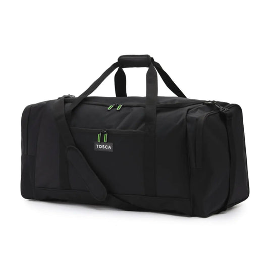 Tosca 70 cm Sports Duffle Bag - Black / Lime
