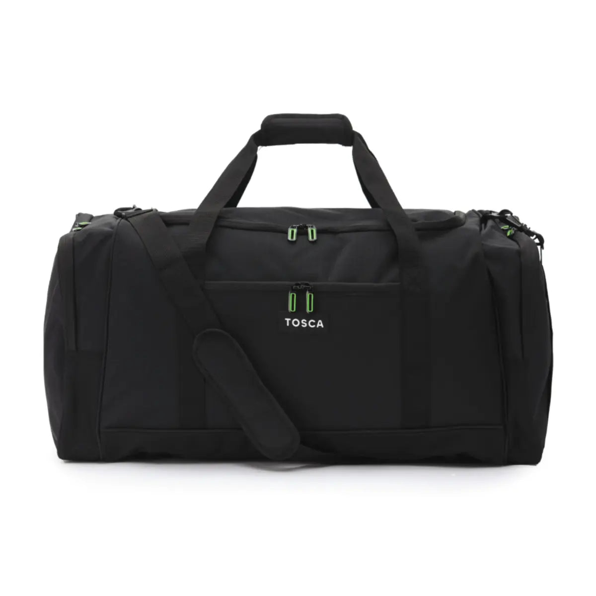 Double carry handles and removable shoulder strap