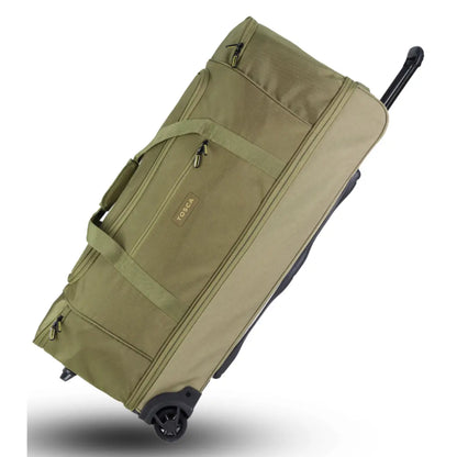 Tosca 85 cm Split Compartment Wheeled Duffle Bag - Khaki / Sand
