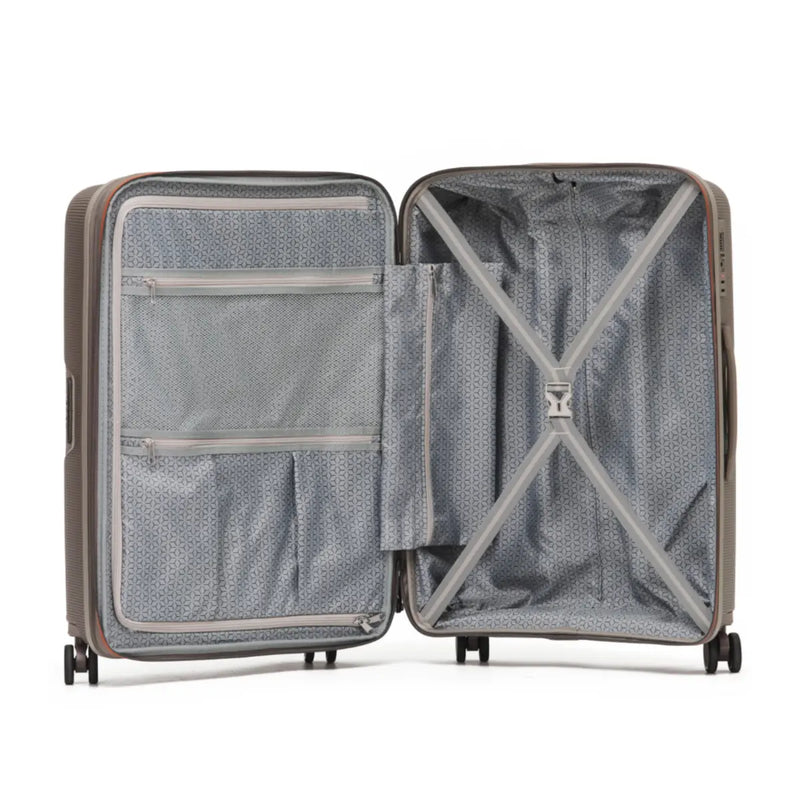 Tosca Bel-Air 54 cm Hardside Expandable Carry-on Suitcase - Champagne