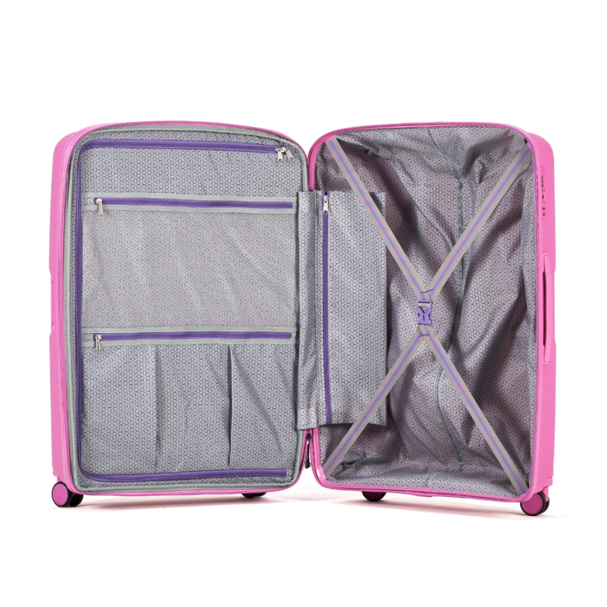 Tosca Bel-Air 66 cm Hardside Expandable Suitcase - Pink