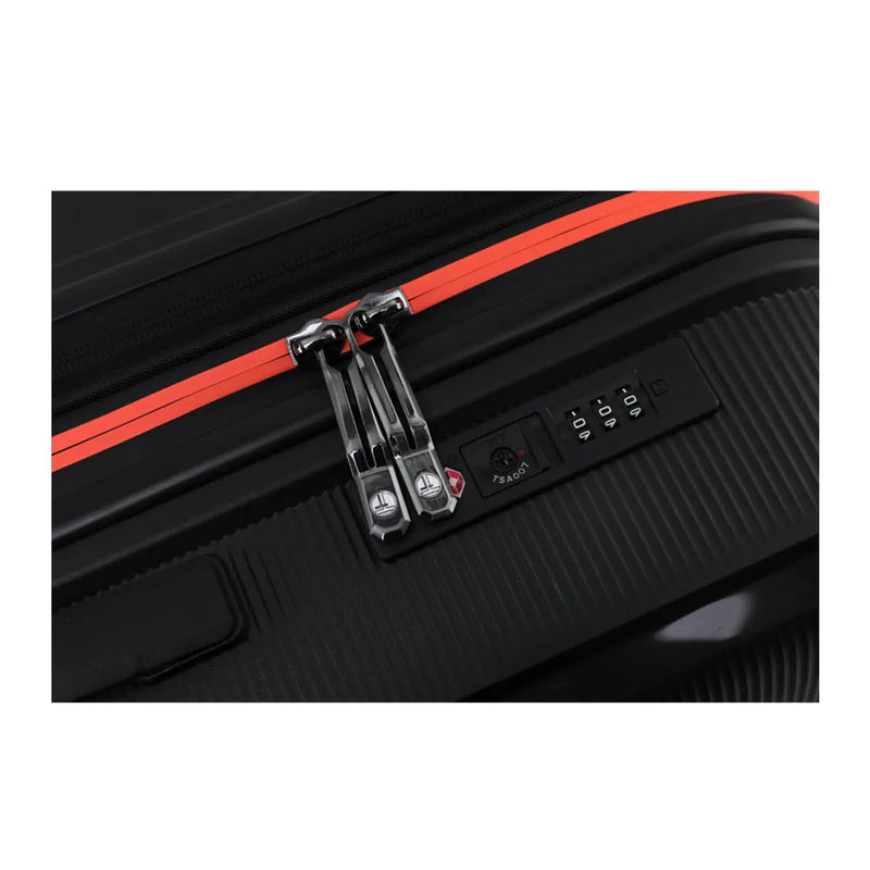 Tosca Bel-Air Suitcase Set of 3 - Black (Carry-on Medium Large)