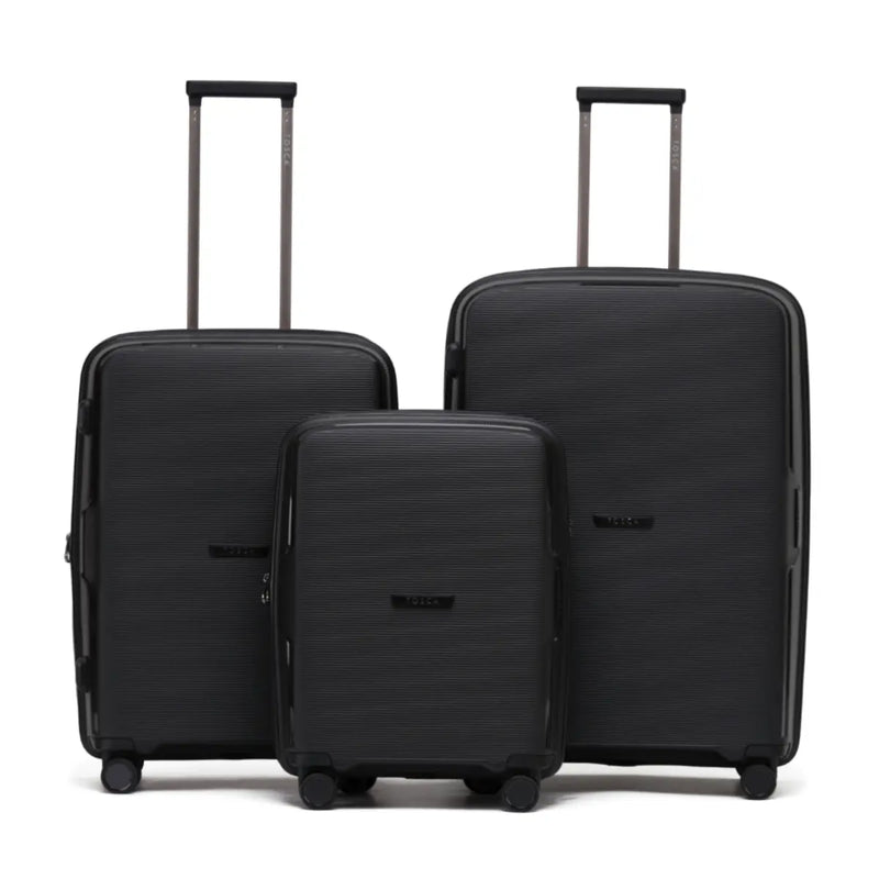 Tosca Bel-Air Suitcase Set of 3 - Black (Carry-on Medium Large)
