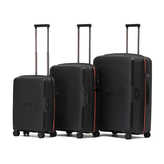 Tosca Bel-Air Suitcase Set of 3 - Black (Carry-on Medium Large)