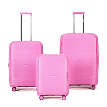 Tosca Bel-Air Suitcase Set of 3 - Pink (Carry-on Medium Large)
