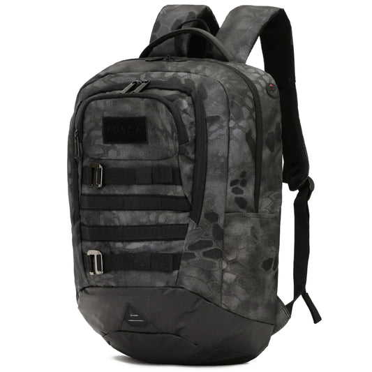 Tosca Combat Laptop Backpack 35L - Grey Camo