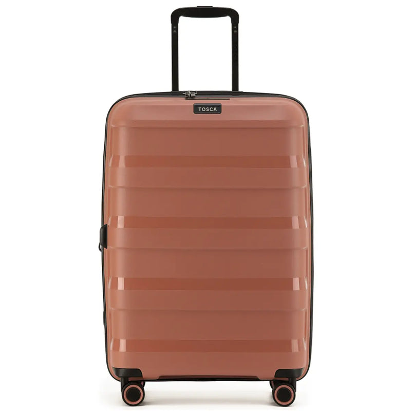 Tosca Comet 4-Wheel Expandable Suitcase Set of 3 - Mocha (Small Medium and Large)
