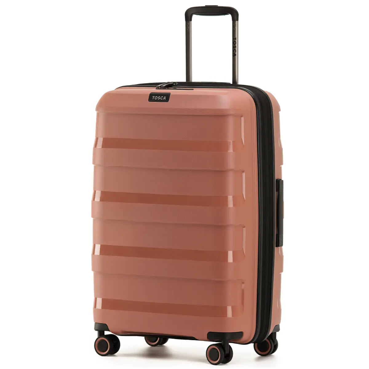 Tosca Comet 4-Wheel Expandable Suitcase Set of 3 - Mocha (Small Medium and Large)
