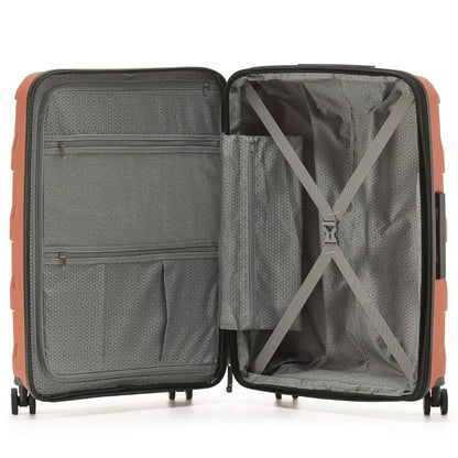 Tosca Comet 55 cm 4-Wheel Carry-on Suitcase - Mocha