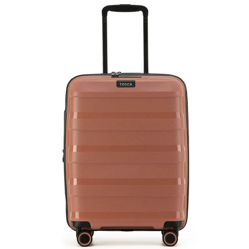 Tosca Comet 55 cm 4-Wheel Carry-on Suitcase - Mocha