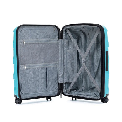 50/50 split packing with zippered internal pockets