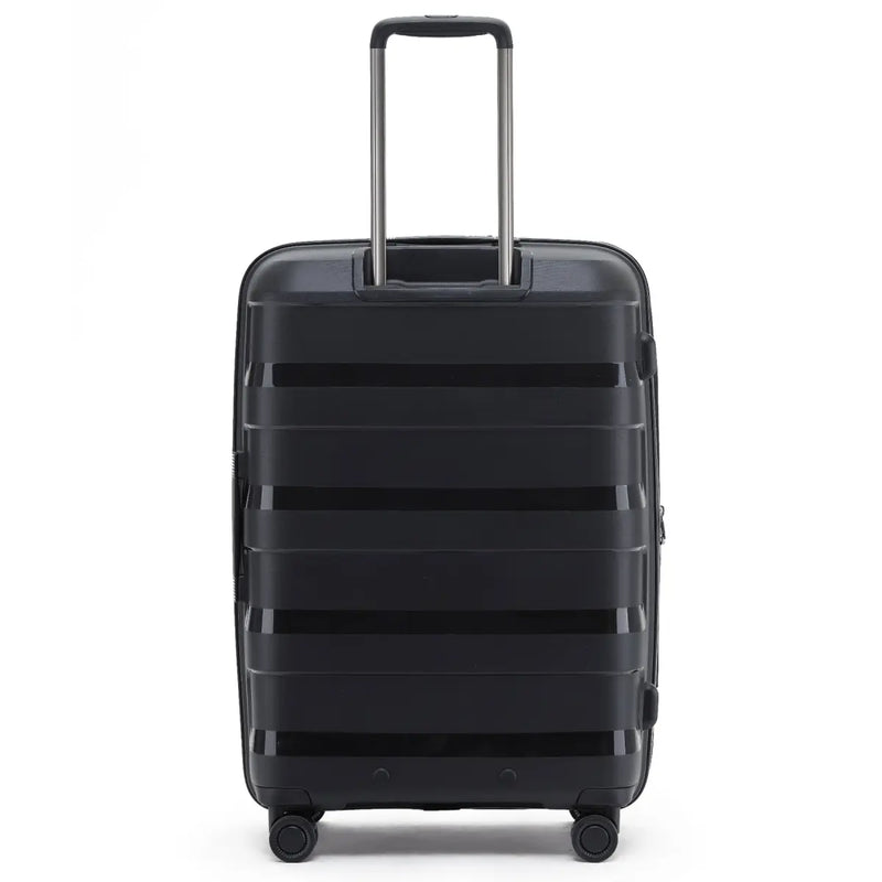 Push button retractable handle