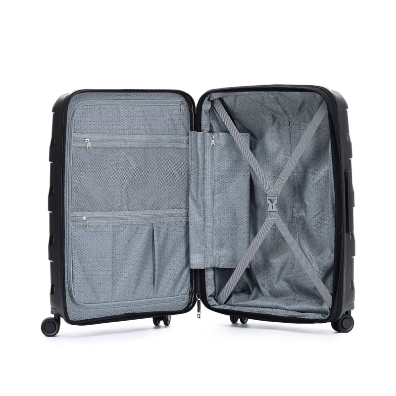 Internal lining divider with shoe pockets