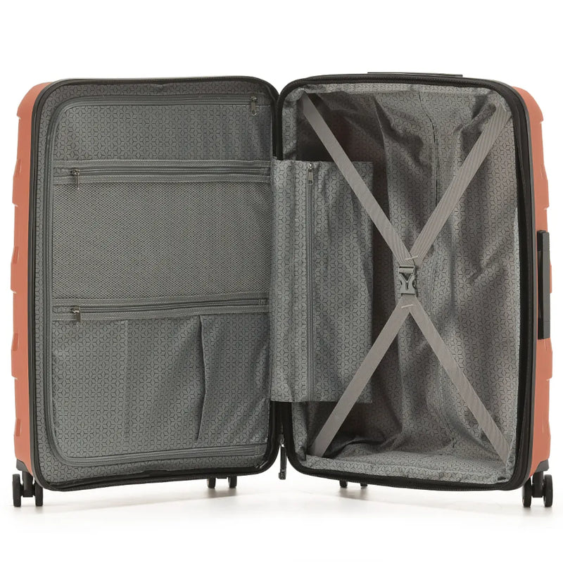 Tosca Comet 78 cm Large Expandable Suitcase - Mocha