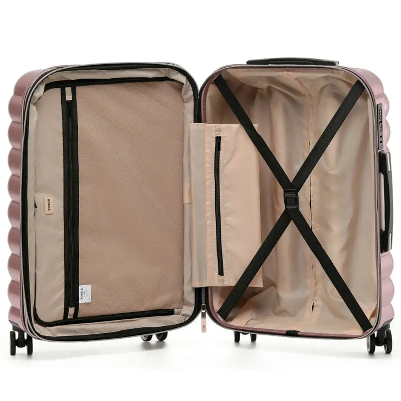 Tosca Como 54 cm 4-Wheel Carry-on Suitcase - Rose Gold