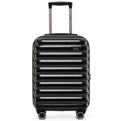 Tosca Como 54 cm 4-Wheel Carry-on Suitcase - Black