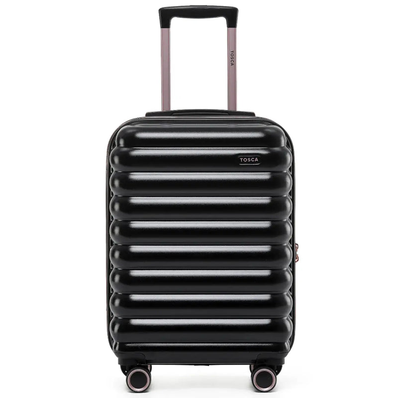 Tosca Como 54 cm 4-Wheel Carry-on Suitcase - Black