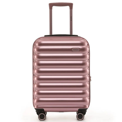 Tosca Como 54 cm 4-Wheel Carry-on Suitcase - Rose Gold