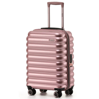 Tosca Como 54 cm 4-Wheel Carry-on Suitcase - Rose Gold
